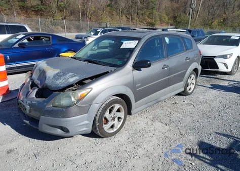 2004 Pontiac Vibe z USA, uszkodzony, nr VIN 5Y2SL64874Z440947